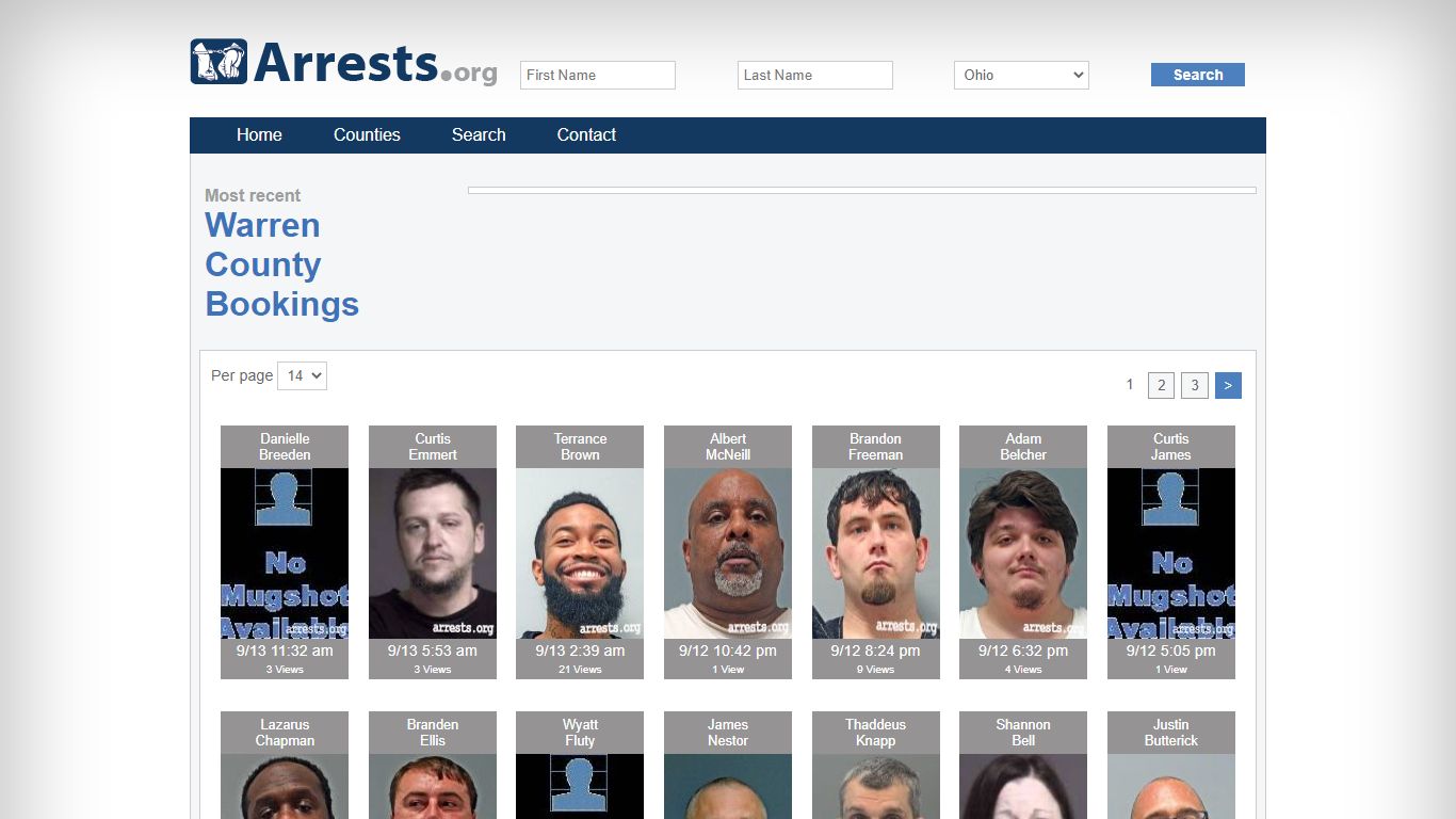 Warren County Arrests and Inmate Search